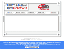 Tablet Screenshot of binettieforlani.com